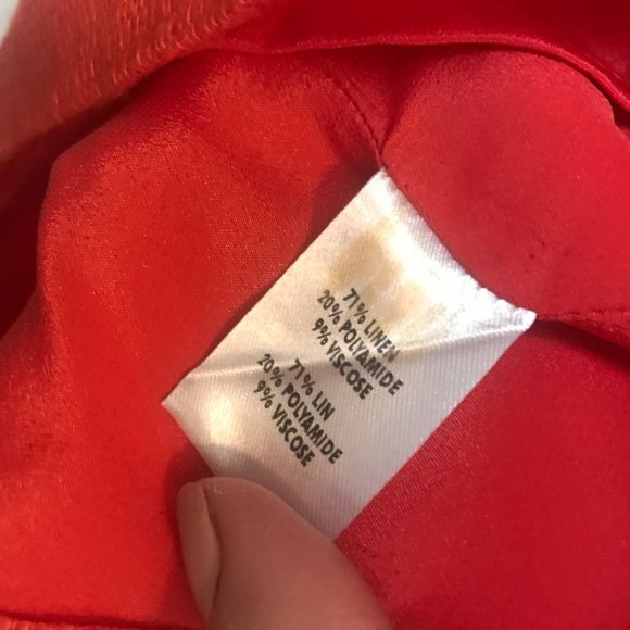 Paprika red Yoana Baraschi wiggle dress pockets! - Picture 12 of 12